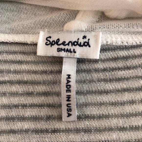 Splendid cascading open cardigan. - Picture 2 of 3